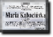 Maria Kabacińska 1933 2021